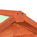 vidaXL tömör fenyőfa nyúlketrec 140 x 63 x 120 cm