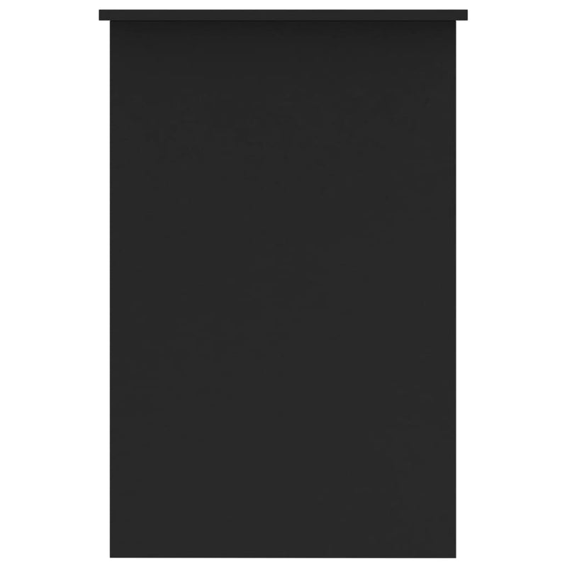 vidaXL fekete szerelt fa íróasztal 100 x 50 x 76 cm