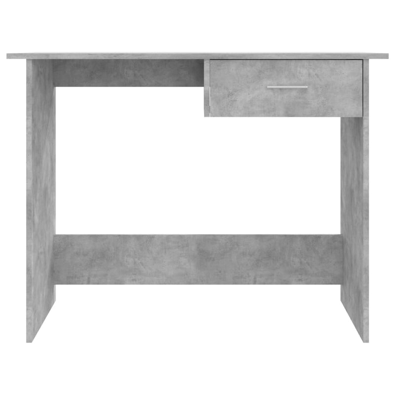 vidaXL betonszürke szerelt fa íróasztal 100 x 50 x 76 cm