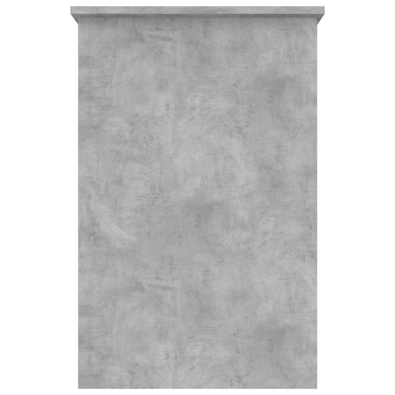 vidaXL betonszürke szerelt fa íróasztal 100 x 50 x 76 cm
