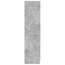 vidaXL betonszürke szerelt fa ruhásszekrény 90 x 52 x 200 cm