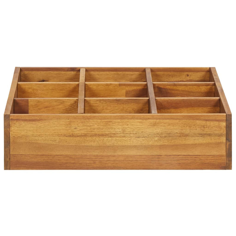 vidaXL tömör akácfa kerti magaságyás 60 x 60 x 15 cm