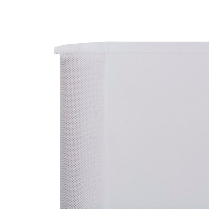 vidaXL homokfehér szövet 6-paneles szélfogó 800 x 120 cm