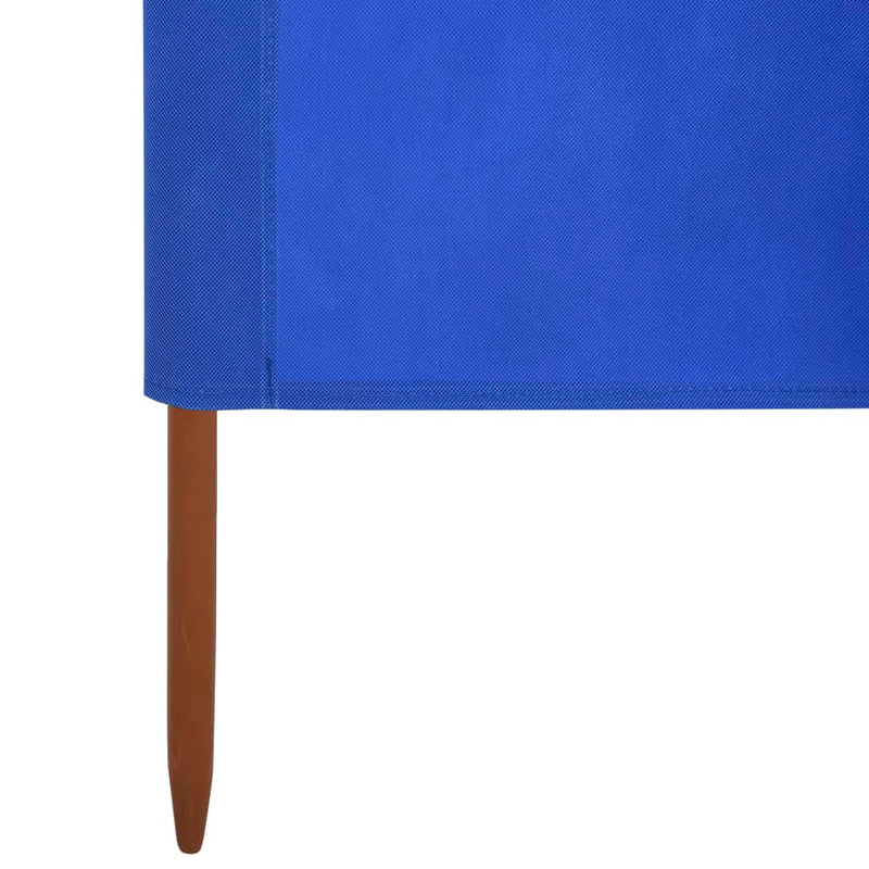 vidaXL azúrkék 9 paneles szövet szélfogó 1200 x 120 cm