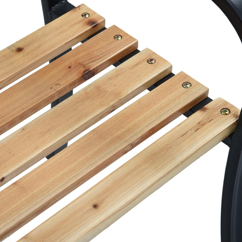 vidaXL fa kerti pad 120 cm