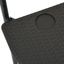 vidaXL barna rattan hatású műanyag függő erkélyasztal 60x64x83,5 cm