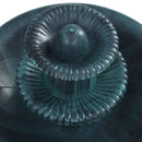 vidaXL zöld műanyag madárfürdető szökőkúttal 50 x 91 cm