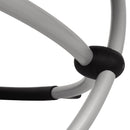 vidaXL topszínű geometrikus formájú kültéri acél napozóágy