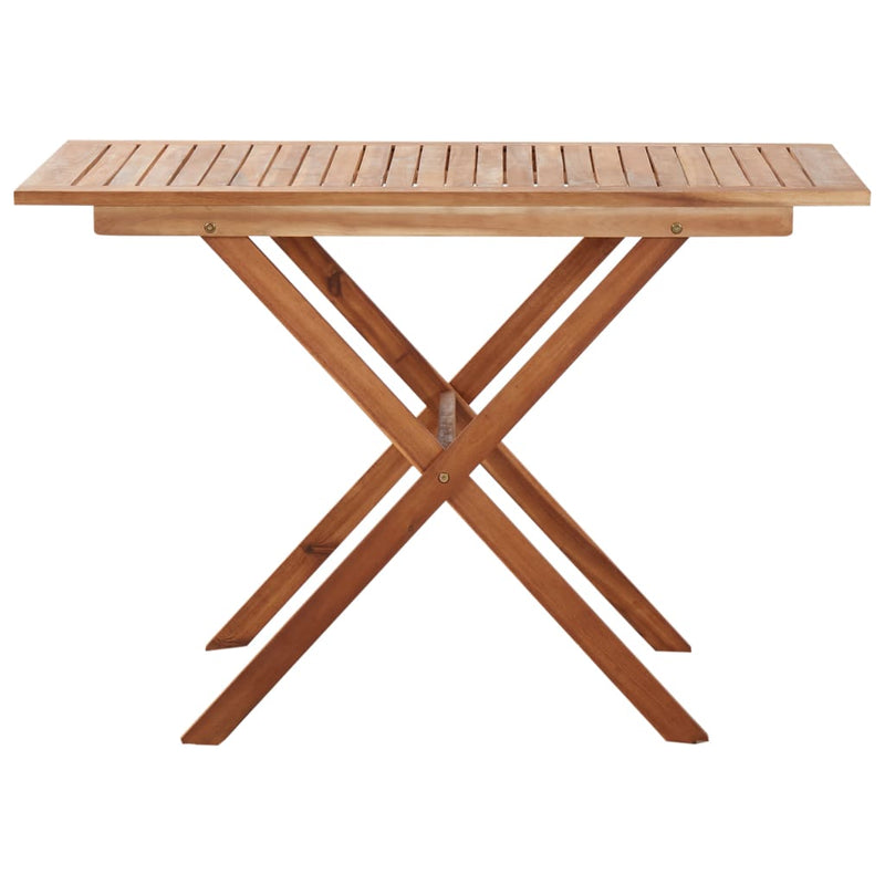 vidaXL tömör akácfa kerti asztal 110 x 67 x 74 cm