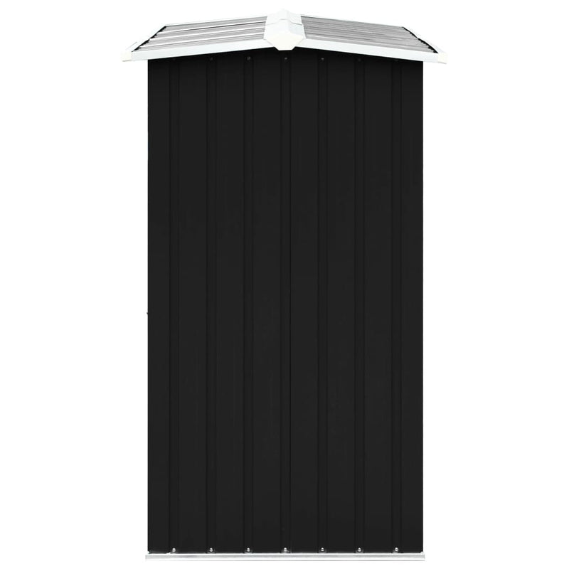 vidaXL antracit horganyzott acél tűzifatároló 172 x 91 x 154 cm