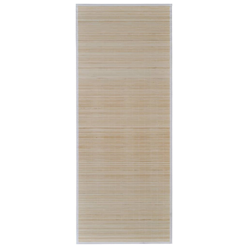 vidaXL 2 db téglalap alakú természetes bambuszszőnyeg 120 x 180 cm