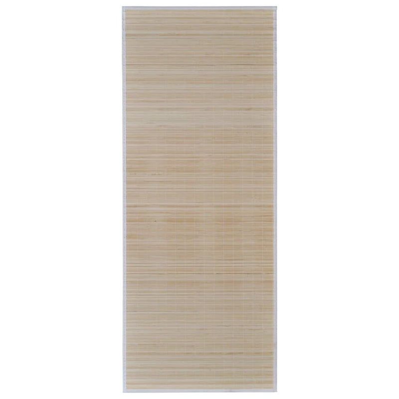 vidaXL 4 db téglalap alakú természetes bambuszszőnyeg 120 x 180 cm