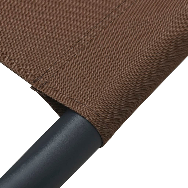 vidaXL barna acél kerti ágy 200 x 90 cm