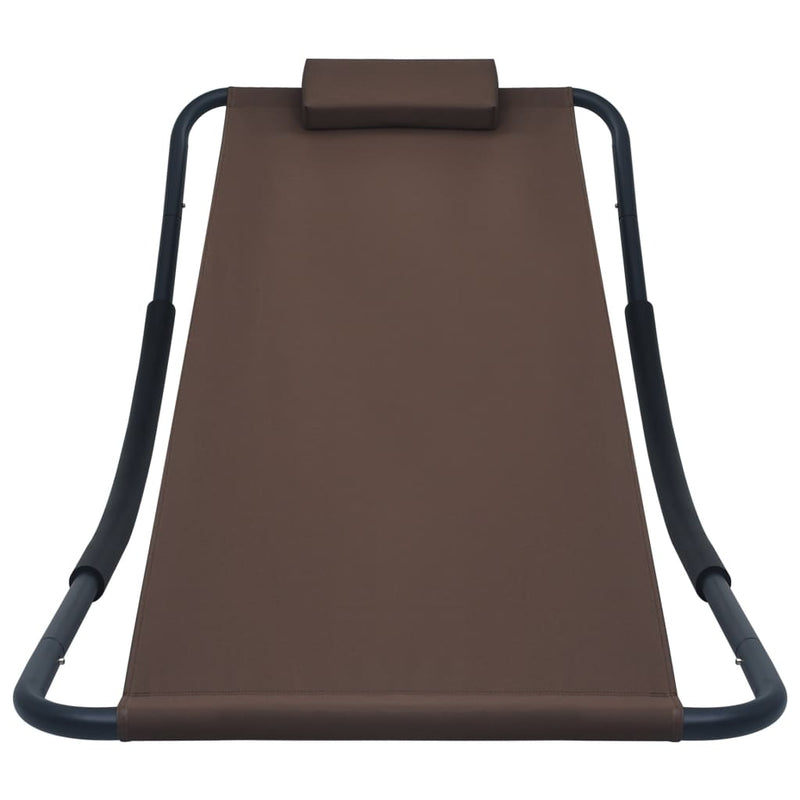 vidaXL barna acél kerti ágy 200 x 90 cm