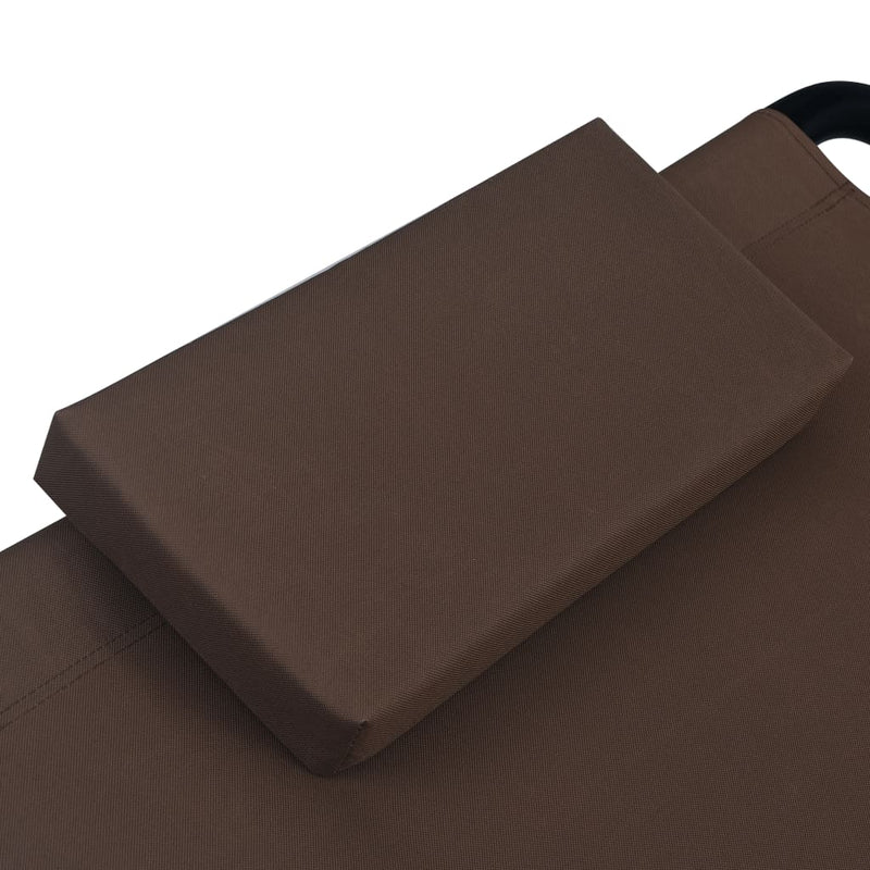 vidaXL barna acél kerti ágy 200 x 90 cm