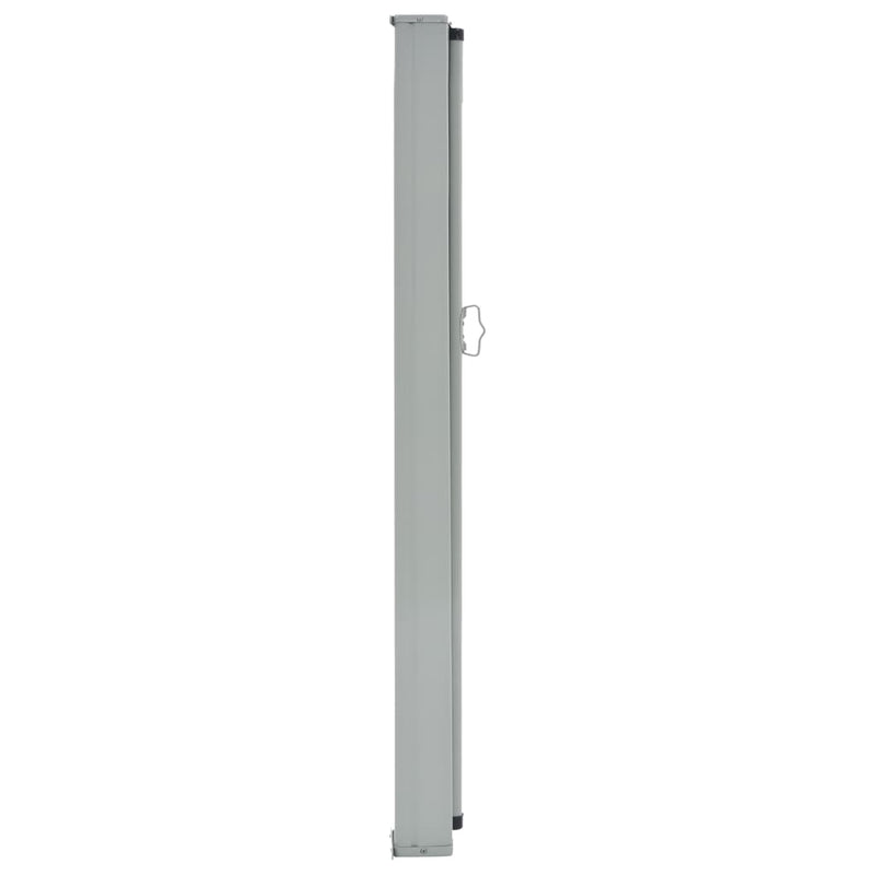 vidaXL fekete kihúzható oldalsó terasz napellenző 80 x 300 cm