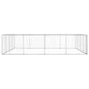 vidaXL kültéri horganyzott acél kutyakennel 760 x 760 x 185 cm
