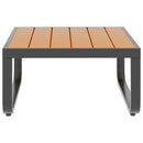 vidaXL szürke 5 részes alumínium és WPC kerti sarokgarnitúra párnákkal