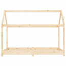 vidaXL tömör fenyőfa gyerekágy-keret 80 x 160 cm