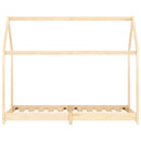 vidaXL tömör fenyőfa gyerekágy-keret 90 x 200 cm