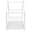 vidaXL fehér tömör fenyőfa gyerekágy-keret 90 x 200 cm