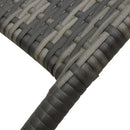 vidaXL szürke összecsukható polyrattan napozóágy