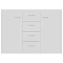 vidaXL fehér szerelt fa tálalószekrény 88 x 30 x 65 cm