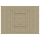 vidaXL sonoma tölgy színű szerelt fa tálalószekrény 88 x 30 x 65 cm