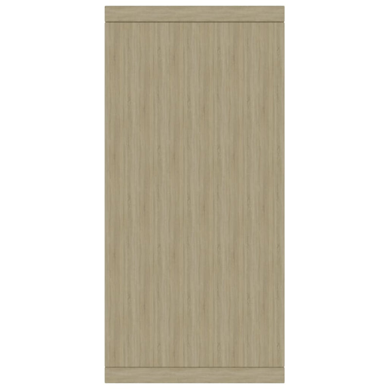vidaXL sonoma tölgy színű szerelt fa tálalószekrény 88 x 30 x 65 cm