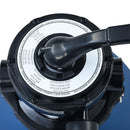 vidaXL kék medence-homokszűrő 4-állású szeleppel 300 mm