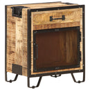 vidaXL tömör nyers mangófa éjjeliszekrény 43 x 30 x 51 cm