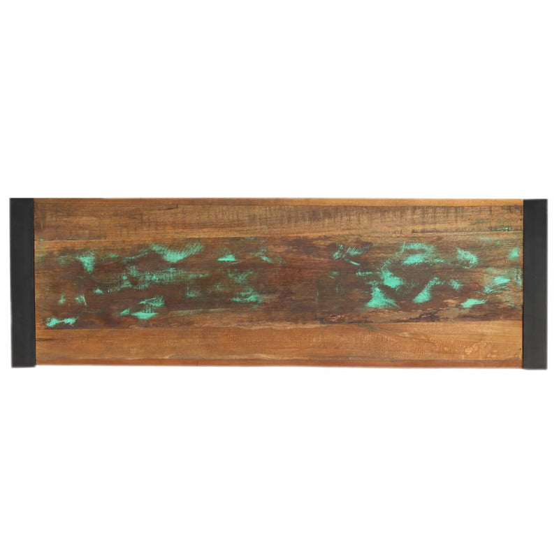 vidaXL tömör újrahasznosított fa tálalóasztal 110 x 35 x 76 cm