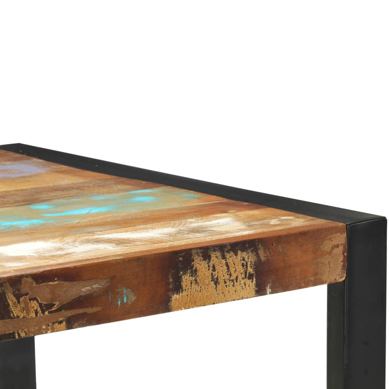 vidaXL tömör újrahasznosított fa tálalóasztal 110 x 35 x 76 cm