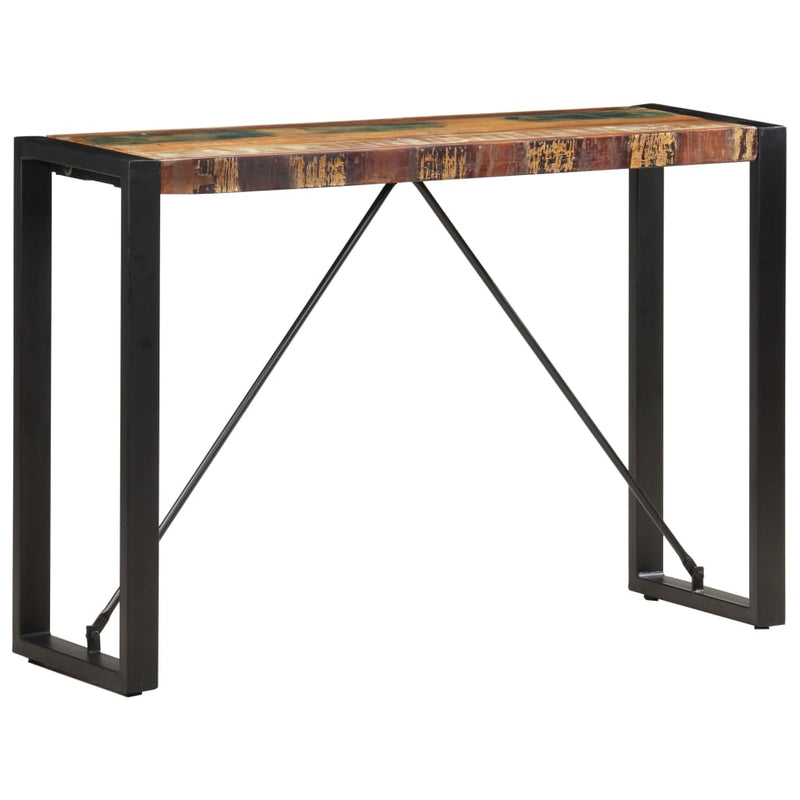 vidaXL tömör újrahasznosított fa tálalóasztal 110 x 35 x 76 cm