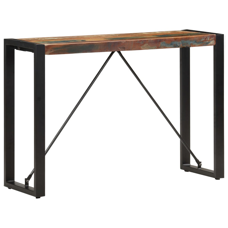 vidaXL tömör újrahasznosított fa tálalóasztal 110 x 35 x 76 cm