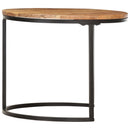 vidaXL 3 db tömör akácfa egymásba tolható asztal