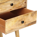 vidaXL tömör mangófa tálalószekrény 85 x 40 x 71 cm