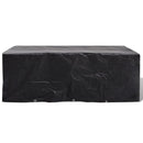 vidaXL 2 db 8 személyes polyrattan szett huzat 10 lyukkal 229 x 113 cm