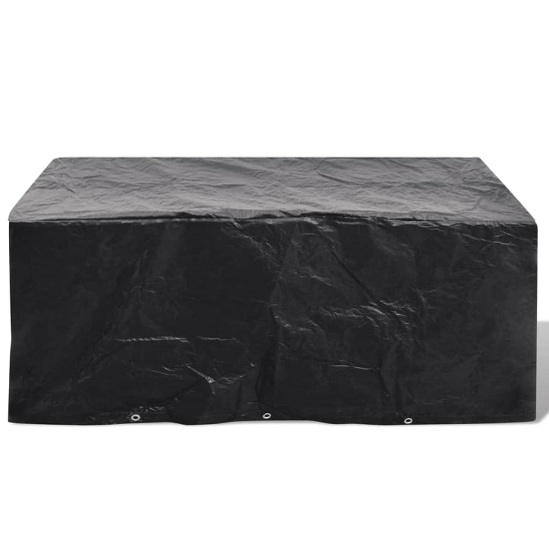 vidaXL 2 db 6 személyes polyrattan szett huzat 10 lyukkal 240 x 140 cm