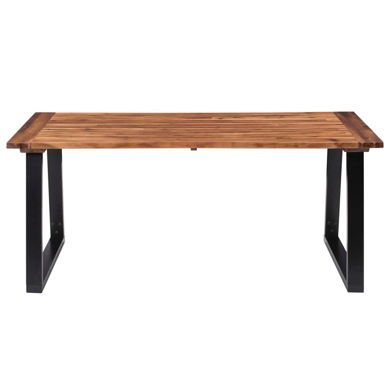 vidaXL tömör akácfa étkezőasztal 180 x 90 cm
