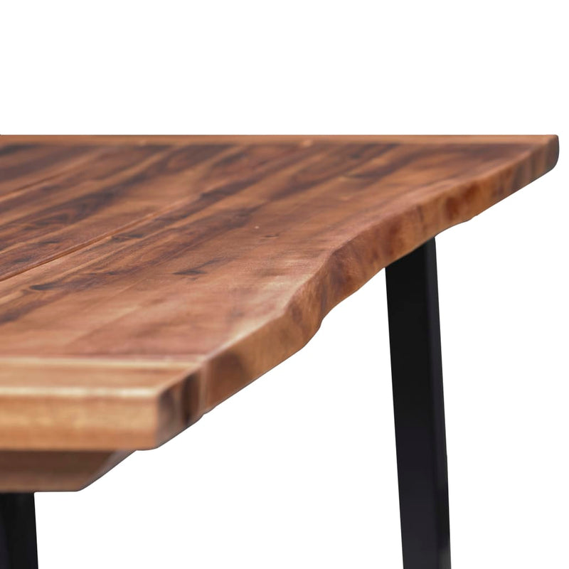 vidaXL tömör akácfa étkezőasztal 180 x 90 cm