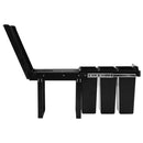 vidaXL lágyan csukódó kihúzható konyhaszekrény szemeteskuka 36 L