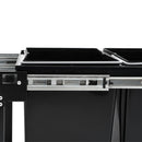 vidaXL lágyan csukódó kihúzható konyhaszekrény szemeteskuka 36 L