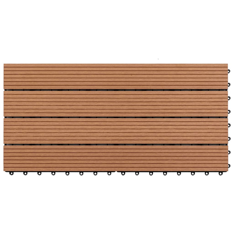vidaXL 6 darab barna WPC csempe 60 x 30 cm 1 m²