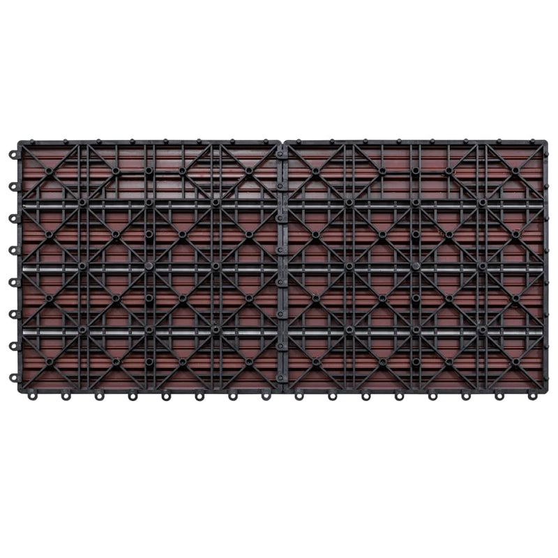 vidaXL 6 darab barna WPC csempe 60 x 30 cm 1 m²