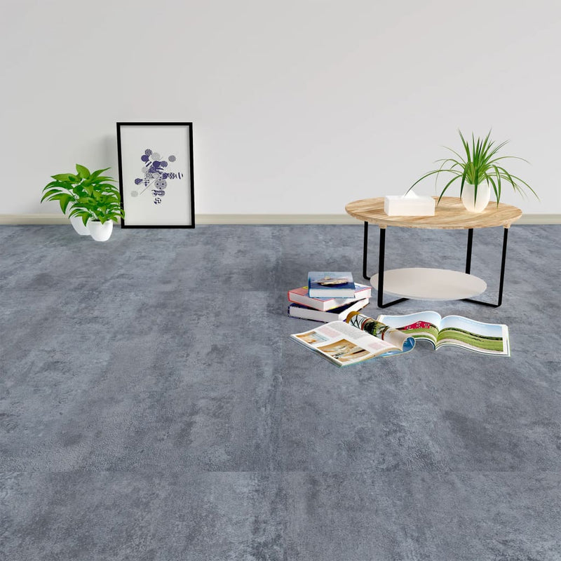 vidaXL szürke márványmintás öntapadó PVC padlólapok 5,11 m²
