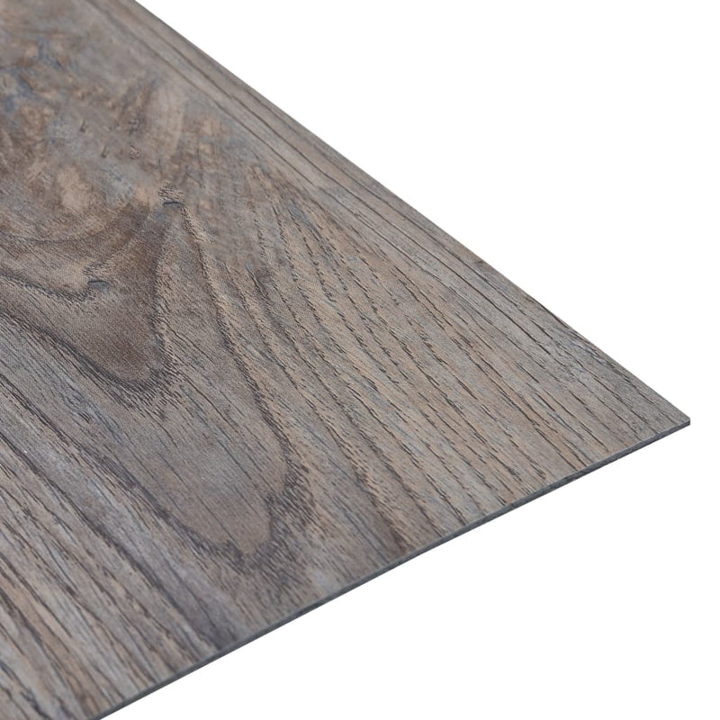 vidaXL világosbarna öntapadó PVC padlólapok 5,11 m²