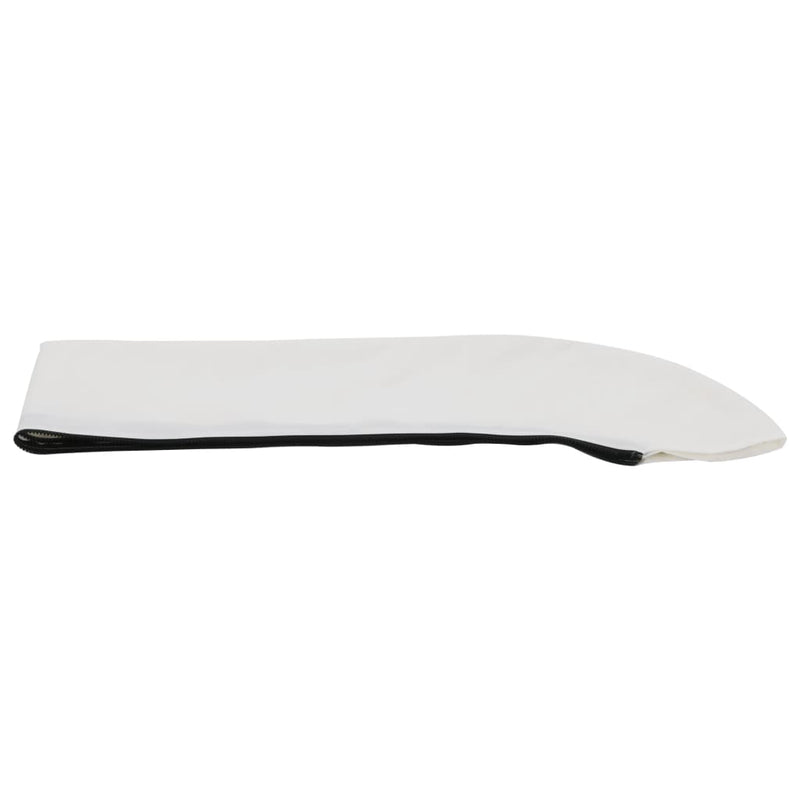 vidaXL fehér háromágú bimini tető 183 x 140 x 137 cm