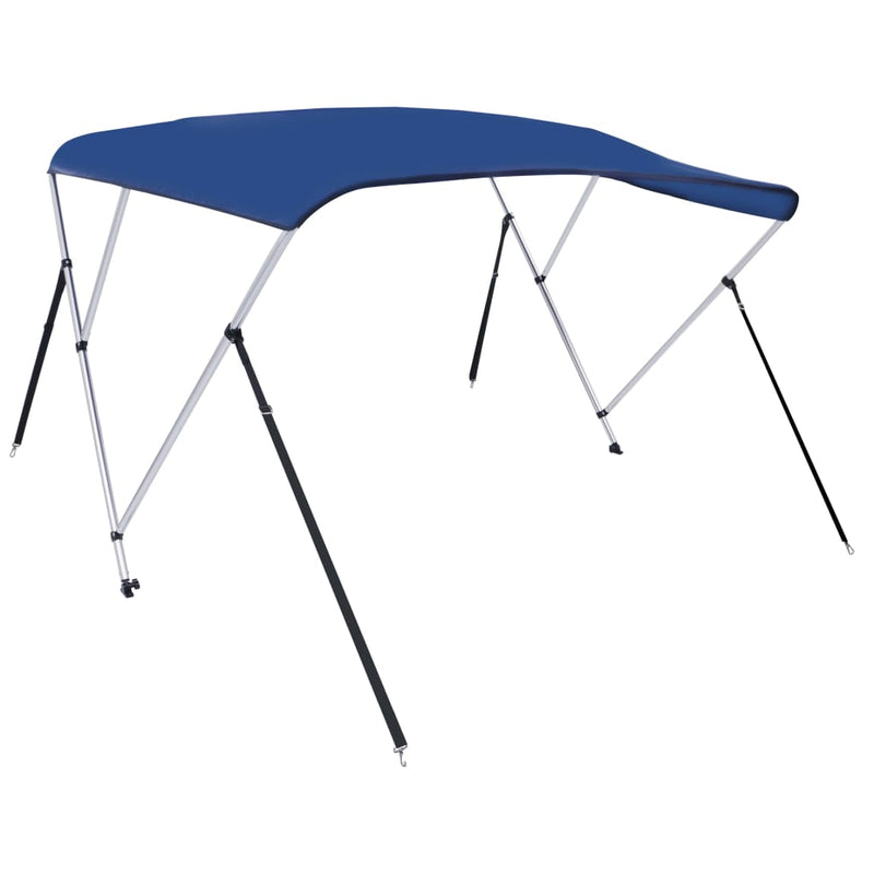 vidaXL kék háromágú bimini tető 183 x 196 x 137 cm