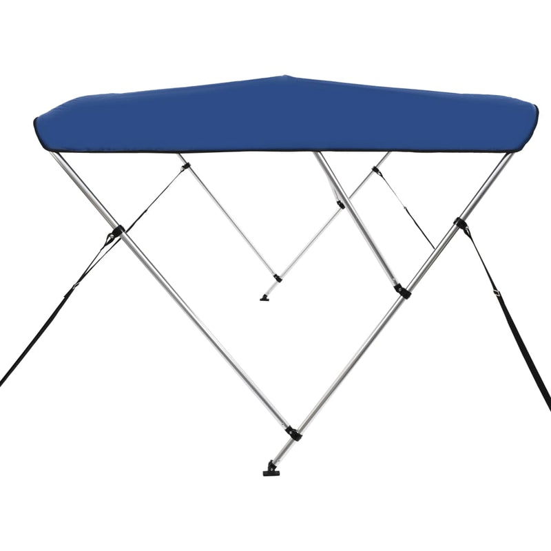 vidaXL kék háromágú bimini tető 183 x 196 x 137 cm
